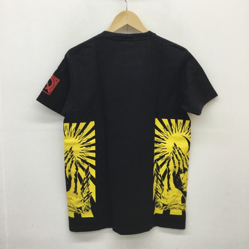 ヘックスアンチスタイル HEXANTISTYLE Tシャツ 半袖 L プリント 黒 / ブラック / X 赤 / レッド / X 黄 / イエロー / メンズ USED 古着 中古 10054735