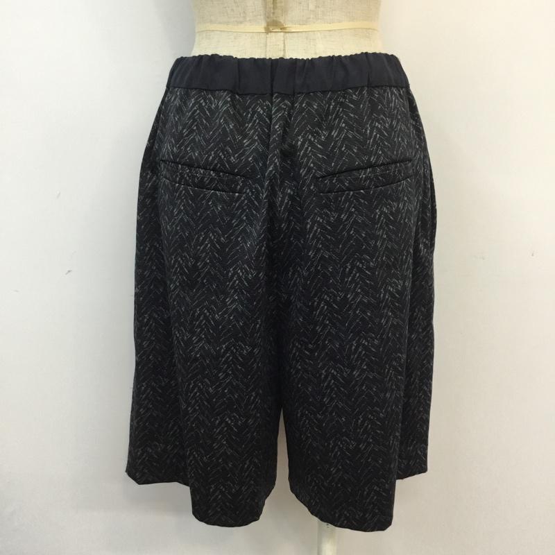 ビューティアンドユース BEAUTY&YOUTH パンツ ショートパンツ 総柄 紺 / ネイビー / レディース USED 古着 中古 10054791