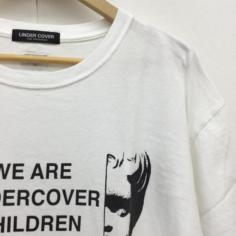 タンタン TANG TANG Tシャツ 半袖 ×UNDERCOVER 2021ss コラボレーション XL ロゴ、文字 白 / ホワイト / メンズ USED 古着 中古 10054833