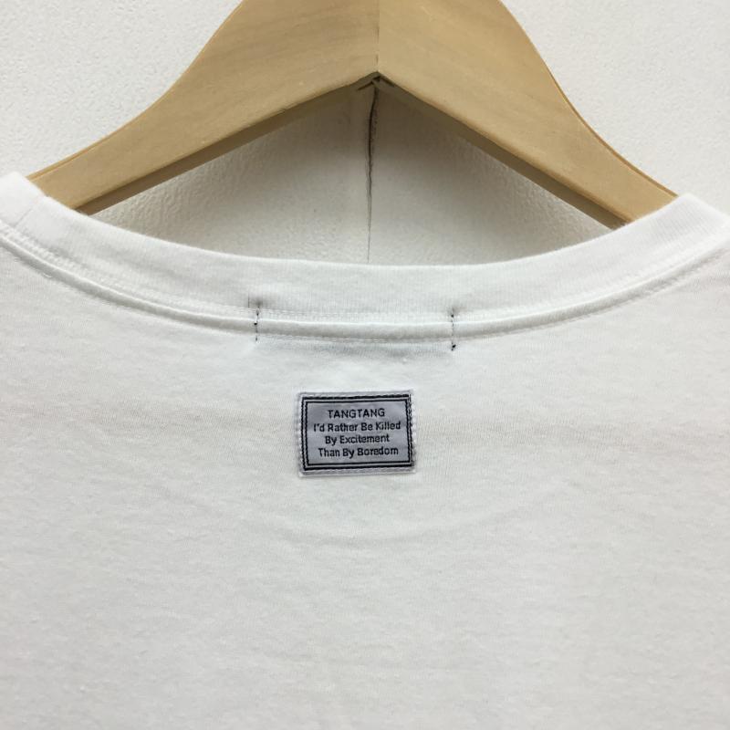 タンタン TANG TANG Tシャツ 半袖 ×UNDERCOVER 2021ss コラボレーション XL ロゴ、文字 白 / ホワイト / メンズ USED 古着 中古 10054833