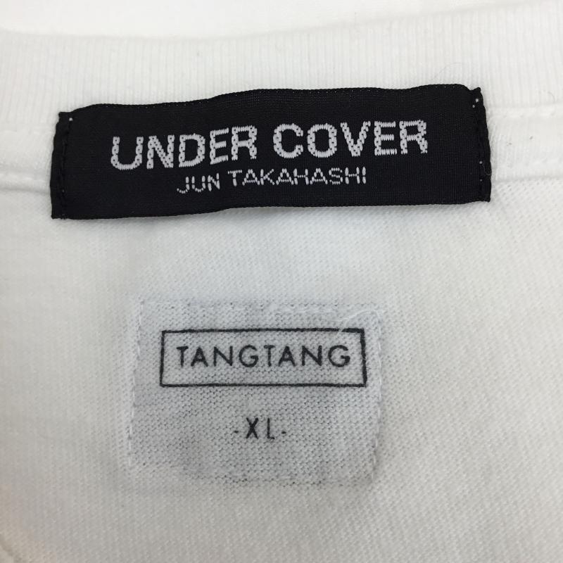 タンタン TANG TANG Tシャツ 半袖 ×UNDERCOVER 2021ss コラボレーション XL ロゴ、文字 白 / ホワイト / メンズ USED 古着 中古 10054833