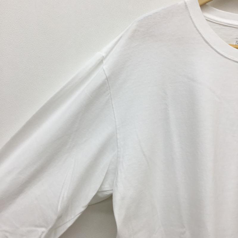 タンタン TANG TANG Tシャツ 長袖 AW19 L/S Tee XL ロゴ、文字 白 / ホワイト / X 緑 / グリーン / メンズ USED 古着 中古 10054840