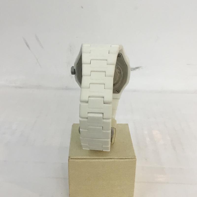 ディーワンミラノ D1 MILANO 腕時計 アナログ(クォーツ式) ESSENTIAL COLLECTION ES-03N 無地 白 / ホワイト / メンズ USED 古着 中古 10054937