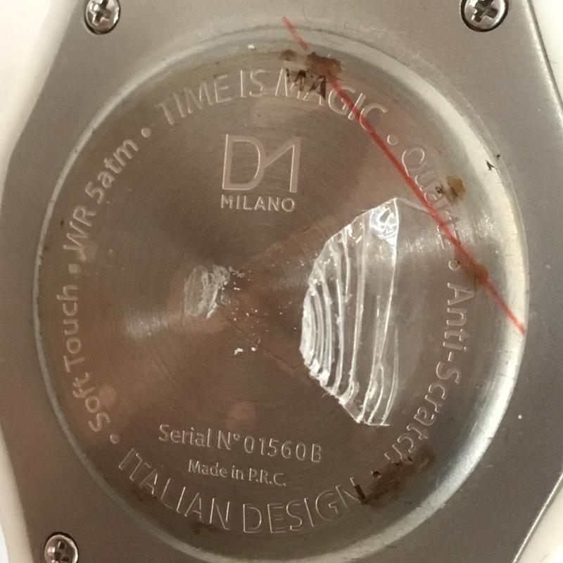 ディーワンミラノ D1 MILANO 腕時計 アナログ(クォーツ式) ESSENTIAL COLLECTION ES-03N 無地 白 / ホワイト / メンズ USED 古着 中古 10054937