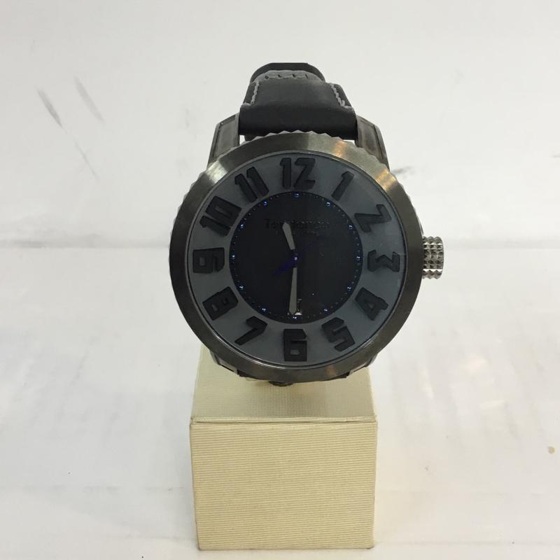 テンデンス Tendence 腕時計 アナログ(クォーツ式) SWISS MADE SPORT TE450004-S スイスメイド スポーツ 無地 黒 / ブラック / メンズ USED 古着 中古 10054951