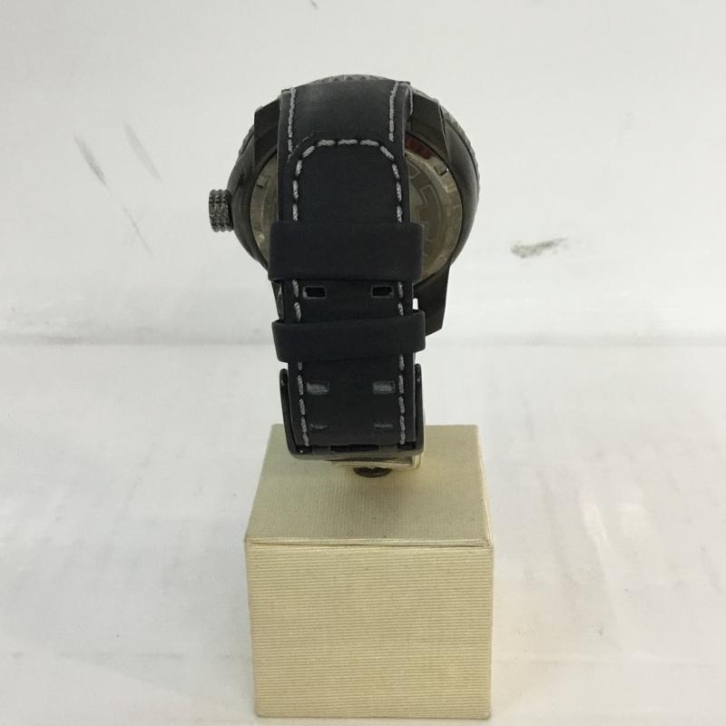 テンデンス Tendence 腕時計 アナログ(クォーツ式) SWISS MADE SPORT TE450004-S スイスメイド スポーツ 無地 黒 / ブラック / メンズ USED 古着 中古 10054951