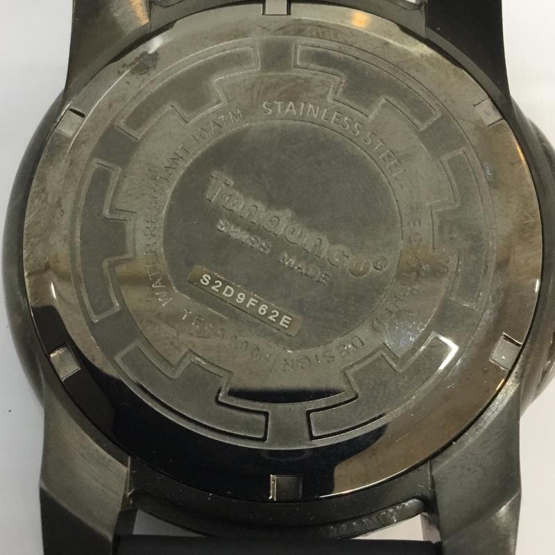 テンデンス Tendence 腕時計 アナログ(クォーツ式) SWISS MADE SPORT TE450004-S スイスメイド スポーツ 無地 黒 / ブラック / メンズ USED 古着 中古 10054951