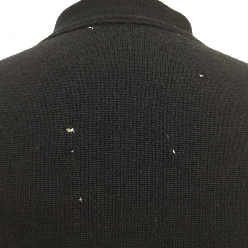 ダブルタップス WTAPS カーディガン 長袖 102MADT-KNM06 Vネック ウール M 無地 黒 / ブラック / メンズ USED 古着 中古 10054996