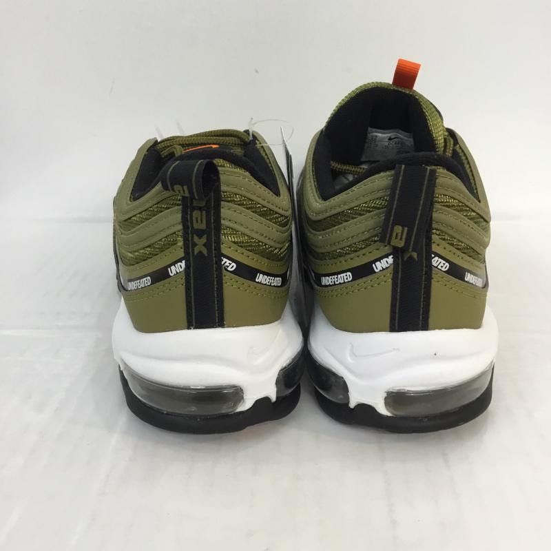 ナイキ NIKE スニーカー スニーカー DC4830 300 NIKE × UNDEFEATED アンディフィーテッド AIR MAX 97 コラボ 28cm 箱有 タグ付き 28.0cm ロゴ、文字 カーキ / カーキ / メンズ USED 古着 中古 10055032