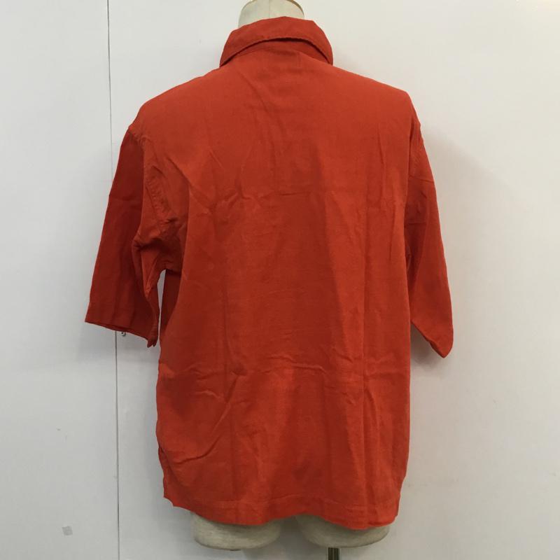 フリークスストア FREAK'S STORE カットソー 半袖 181-1025 オーバーサイズ M 無地 橙 / オレンジ / メンズ USED 古着 中古 10055069