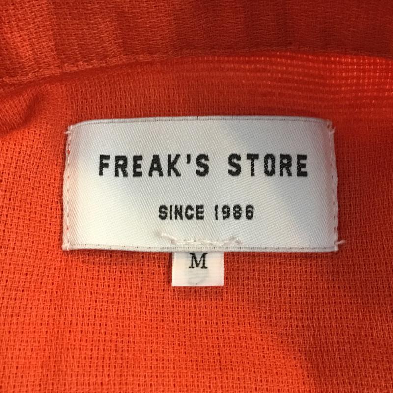 フリークスストア FREAK'S STORE カットソー 半袖 181-1025 オーバーサイズ M 無地 橙 / オレンジ / メンズ USED 古着 中古 10055069
