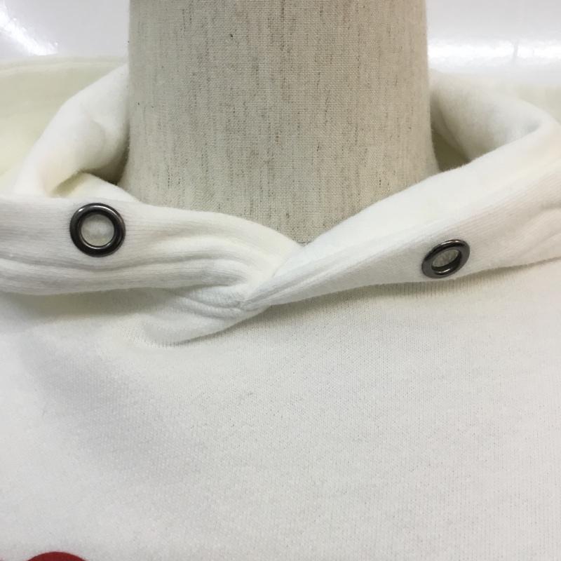 サカイ Sacai パーカー 長袖 fragment design ロゴ、文字 白 / ホワイト / メンズ USED 古着 中古 10055125