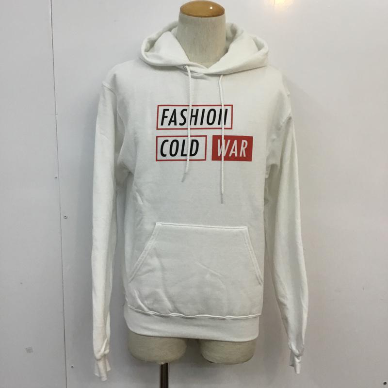 ドゥーナッシングコングレス do nothing congress パーカー 長袖 champion S ロゴ、文字 白 / ホワイト / メンズ USED 古着 中古 10055128