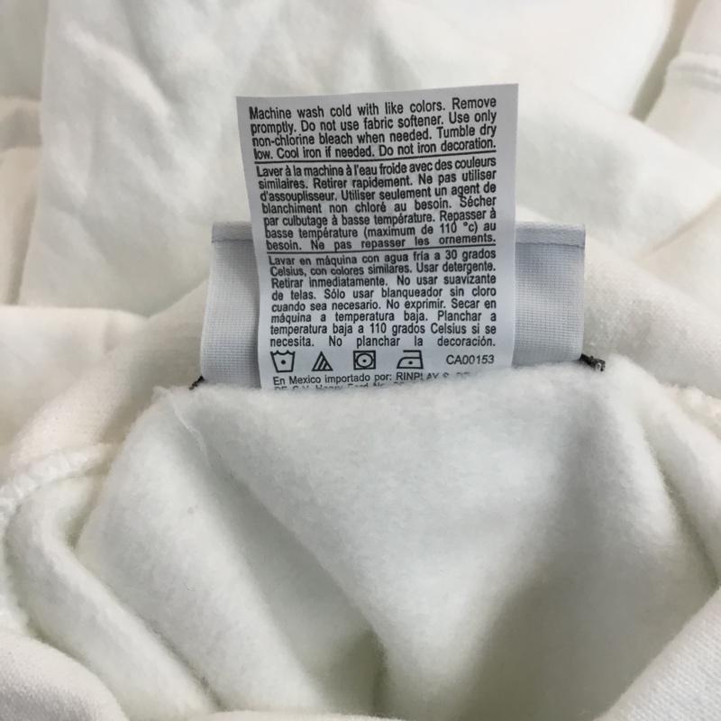 ドゥーナッシングコングレス do nothing congress パーカー 長袖 champion S ロゴ、文字 白 / ホワイト / メンズ USED 古着 中古 10055128