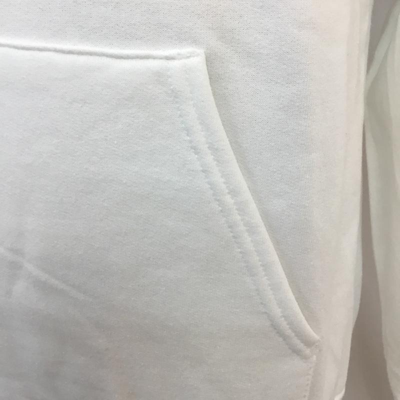 ドゥーナッシングコングレス do nothing congress パーカー 長袖 champion S ロゴ、文字 白 / ホワイト / メンズ USED 古着 中古 10055128