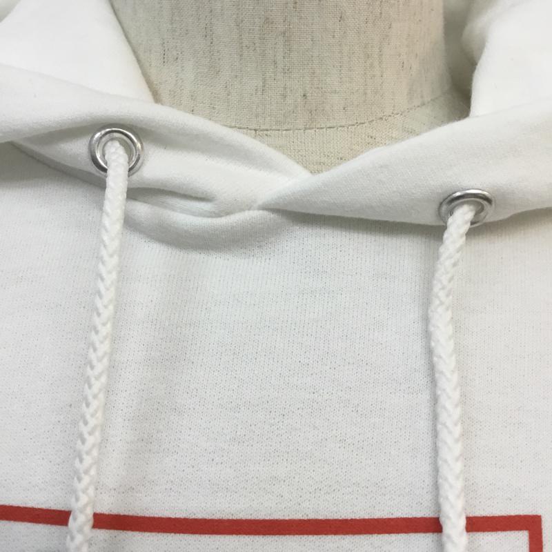 ドゥーナッシングコングレス do nothing congress パーカー 長袖 champion S ロゴ、文字 白 / ホワイト / メンズ USED 古着 中古 10055128