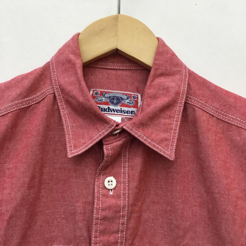 ユーズドクロージング used clothes シャツ、ブラウス 半袖 Budweiser バドワイザー 半そでシャツ M 赤 / レッド / メンズ USED 古着 中古 10055164