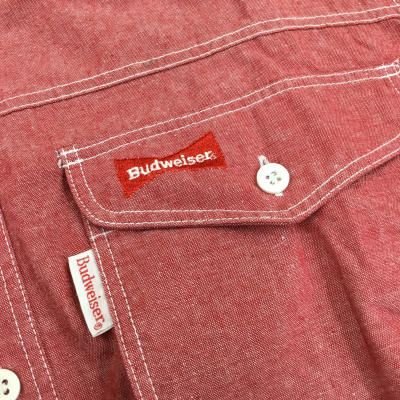 ユーズドクロージング used clothes シャツ、ブラウス 半袖 Budweiser バドワイザー 半そでシャツ M 赤 / レッド / メンズ USED 古着 中古 10055164