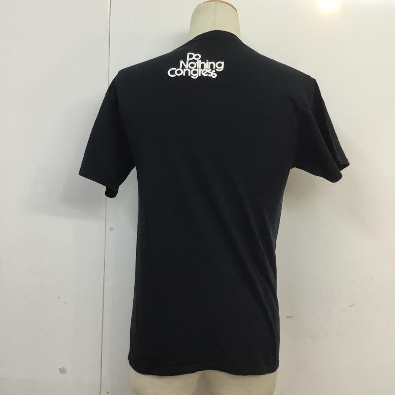 ドゥーナッシングコングレス do nothing congress Tシャツ 半袖 S ロゴ、文字 黒 / ブラック / メンズ USED 古着 中古 10055225