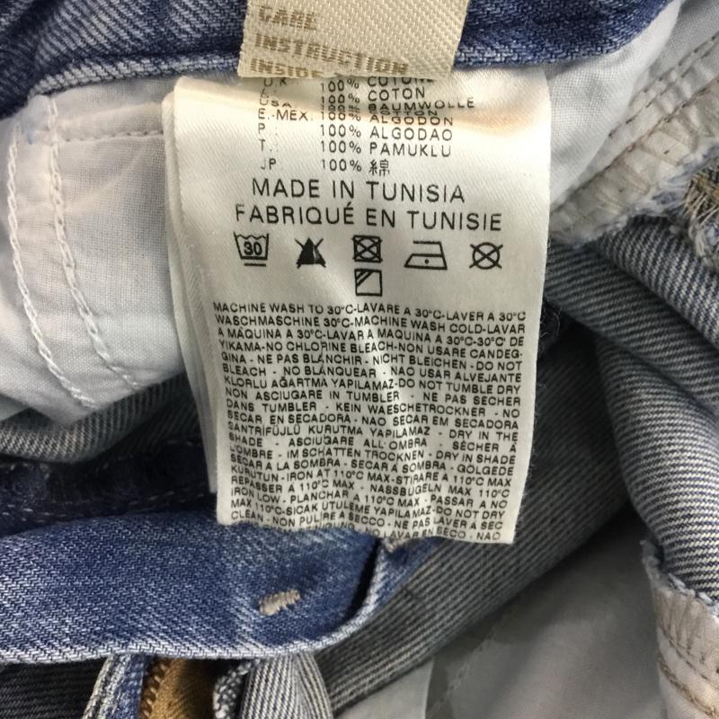 ディーゼル DIESEL パンツ デニム、ジーンズ FLAIRLEGG 0888Z ワイドパンツ W23L32 無地 水色 / ライトブルー / レディース USED 古着 中古 10055324