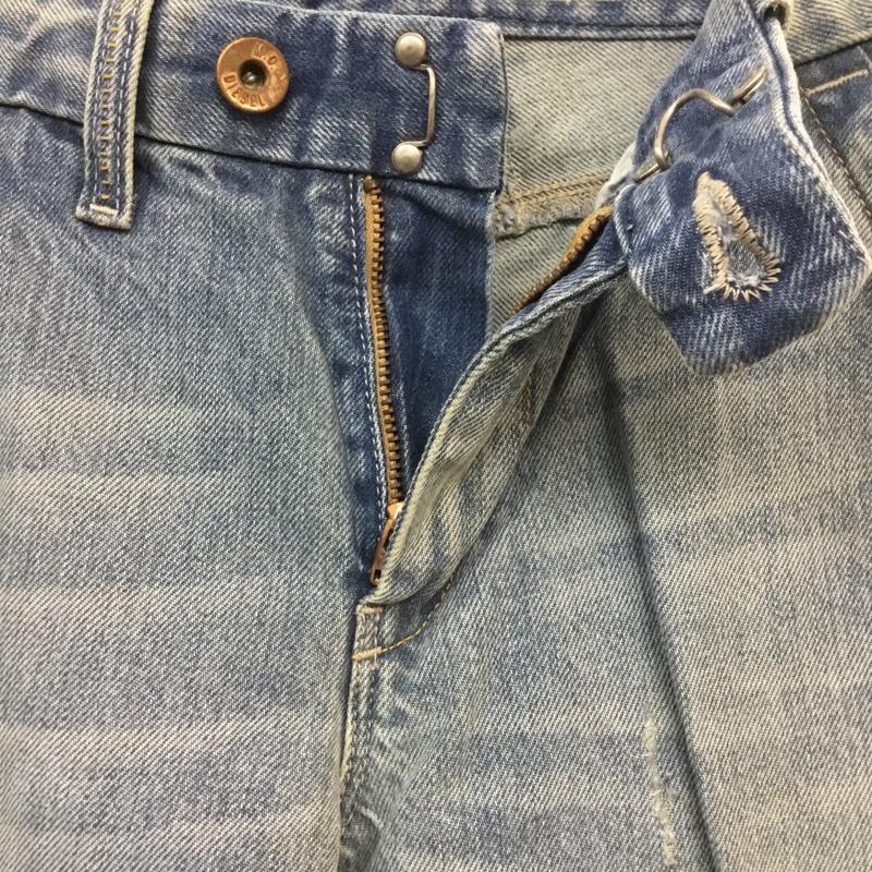ディーゼル DIESEL パンツ デニム、ジーンズ FLAIRLEGG 0888Z ワイドパンツ W23L32 無地 水色 / ライトブルー / レディース USED 古着 中古 10055328