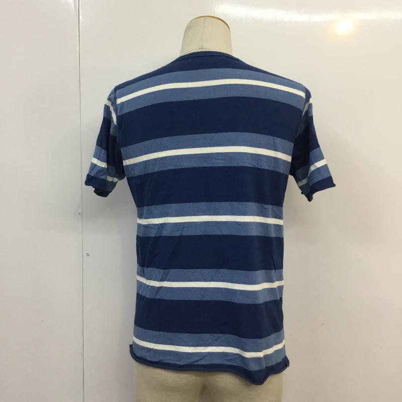 ナノユニバース nano・universe Tシャツ 半袖 S ボーダー柄 マルチカラー / マルチカラー / メンズ USED 古着 中古 10055659