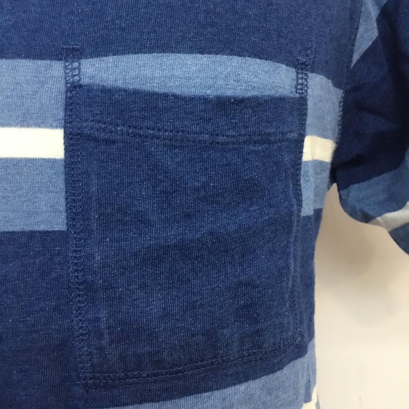 ナノユニバース nano・universe Tシャツ 半袖 S ボーダー柄 マルチカラー / マルチカラー / メンズ USED 古着 中古 10055659