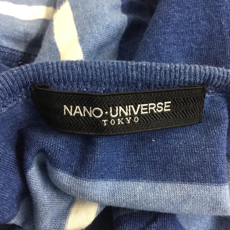 ナノユニバース nano・universe Tシャツ 半袖 S ボーダー柄 マルチカラー / マルチカラー / メンズ USED 古着 中古 10055659