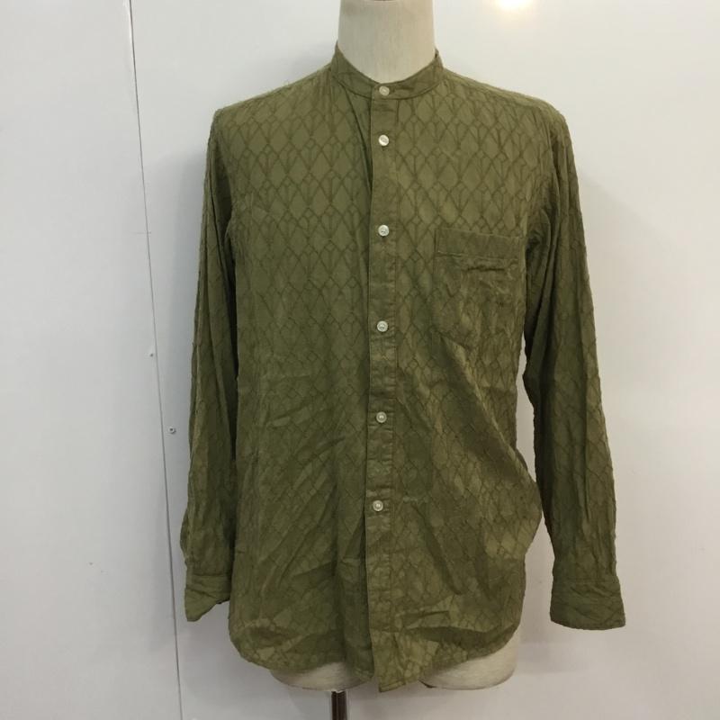 アーバンリサーチ URBAN RESEARCH シャツ、ブラウス 長袖 L 総柄 カーキ / カーキ / メンズ USED 古着 中古 10055681