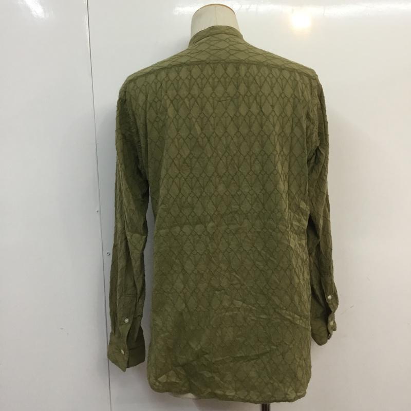 アーバンリサーチ URBAN RESEARCH シャツ、ブラウス 長袖 L 総柄 カーキ / カーキ / メンズ USED 古着 中古 10055681