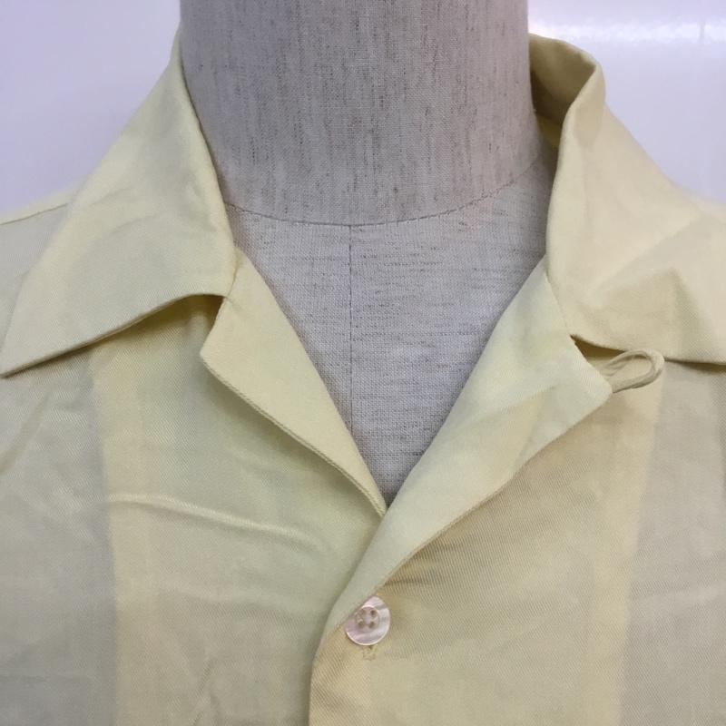 フリークスストア FREAK'S STORE シャツ、ブラウス 半袖 開襟シャツ M 無地 黄 / イエロー / メンズ USED 古着 中古 10055683