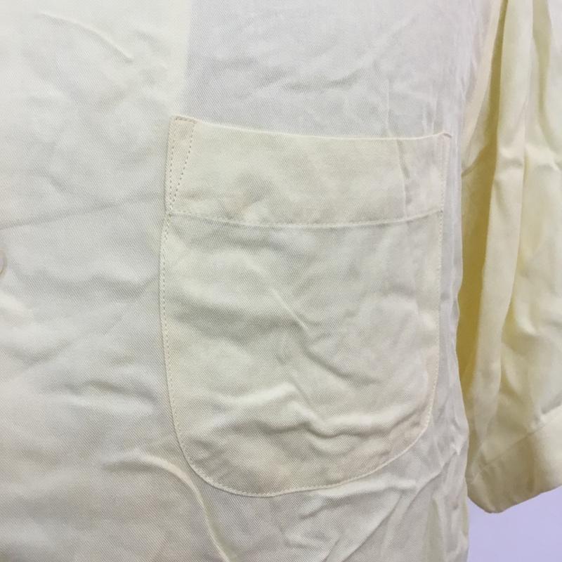 フリークスストア FREAK'S STORE シャツ、ブラウス 半袖 開襟シャツ M 無地 黄 / イエロー / メンズ USED 古着 中古 10055683