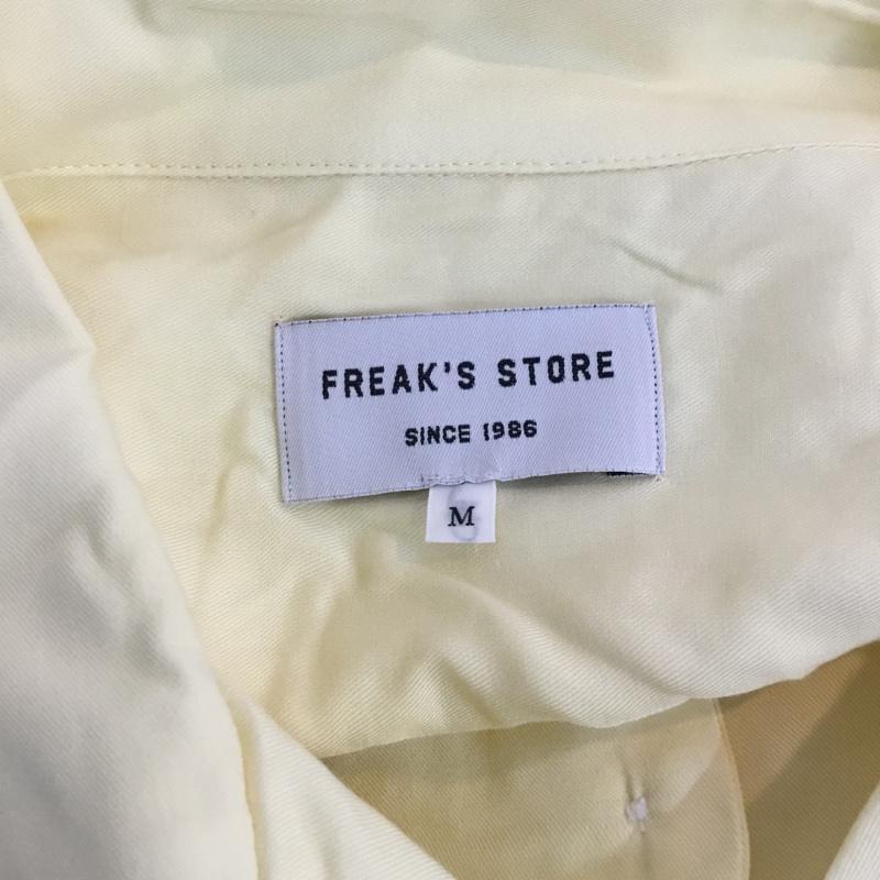 フリークスストア FREAK'S STORE シャツ、ブラウス 半袖 開襟シャツ M 無地 黄 / イエロー / メンズ USED 古着 中古 10055683