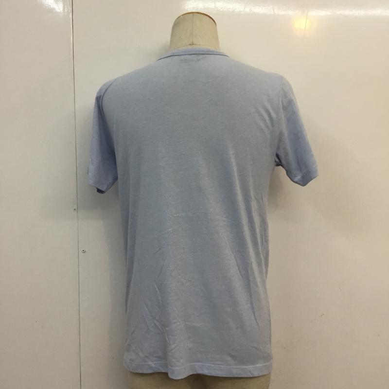 ビームス BEAMS Tシャツ 半袖 M プリント 水色 / ライトブルー / メンズ USED 古着 中古 10055686