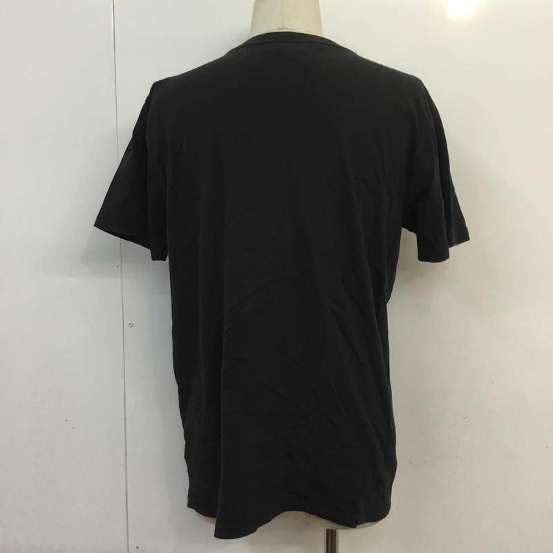 アルファインダストリー Alpha Industries Tシャツ 半袖 L プリント 黒 / ブラック / メンズ USED 古着 中古 10055691