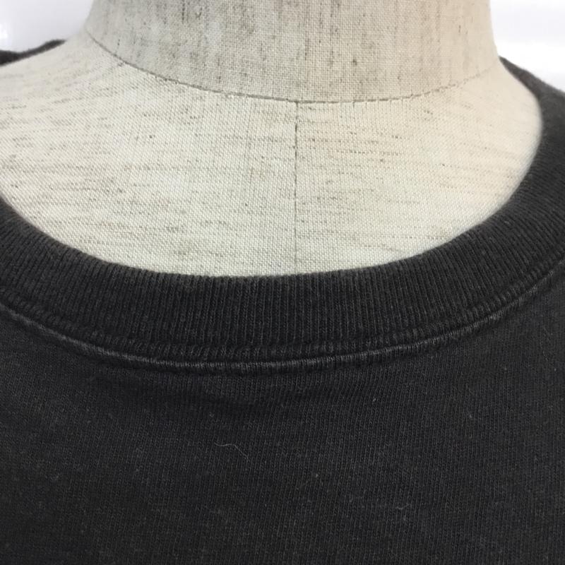 アルファインダストリー Alpha Industries Tシャツ 半袖 L プリント 黒 / ブラック / メンズ USED 古着 中古 10055691