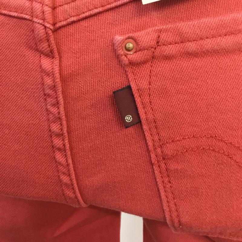 リーバイス Levi's パンツ デニム、ジーンズ Legging タグ付 26インチ 無地 赤 / レッド / レディース USED 古着 中古 10055747