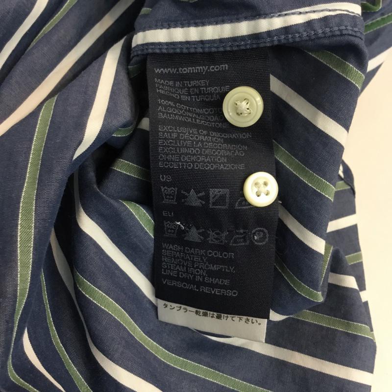 トミーヒルフィガー TOMMY HILFIGER シャツ、ブラウス 長袖 ボタンダウンシャツ S ストライプ マルチカラー / マルチカラー / メンズ USED 古着 中古 10055816