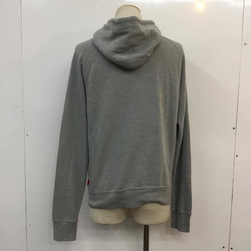 ダブルタップス W)TAPS パーカー 長袖 ジップパーカー M ロゴ、文字 灰 / グレー / メンズ USED 古着 中古 10055833