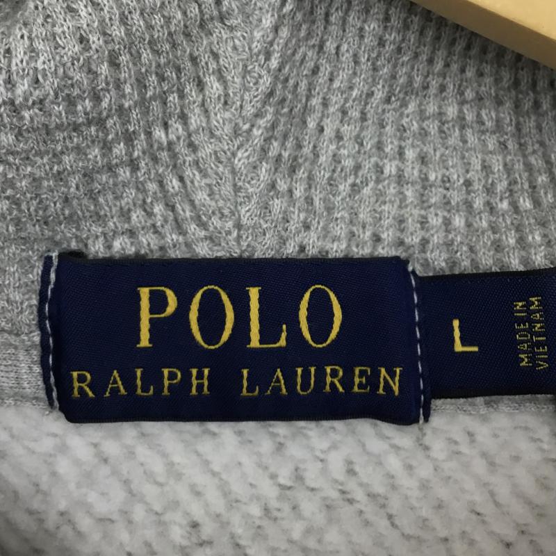 ポロラルフローレン POLO RALPH LAUREN パーカー 長袖 ロゴプルオーバー L ロゴ、文字 灰 / グレー / メンズ USED 古着 中古 10055887