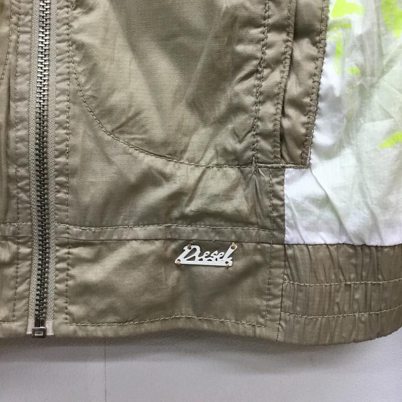 ディーゼル DIESEL ジャケット、上着 ジャケット、ブレザー XS 白 / ホワイト / X ベージュ / ベージュ / X 黄緑 / イエローグリーン / レディース USED 古着 中古 10055960