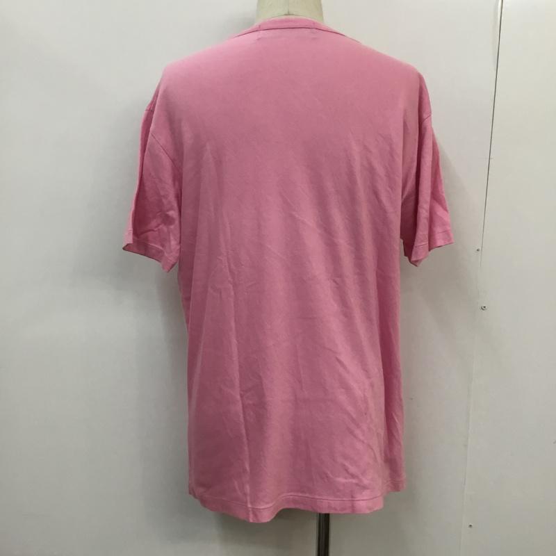 エフエイティー FAT Tシャツ 半袖 XL ロゴ、文字 桃 / ピンク / メンズ USED 古着 中古 10056028
