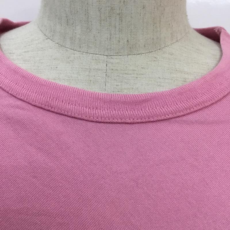 エフエイティー FAT Tシャツ 半袖 XL ロゴ、文字 桃 / ピンク / メンズ USED 古着 中古 10056028