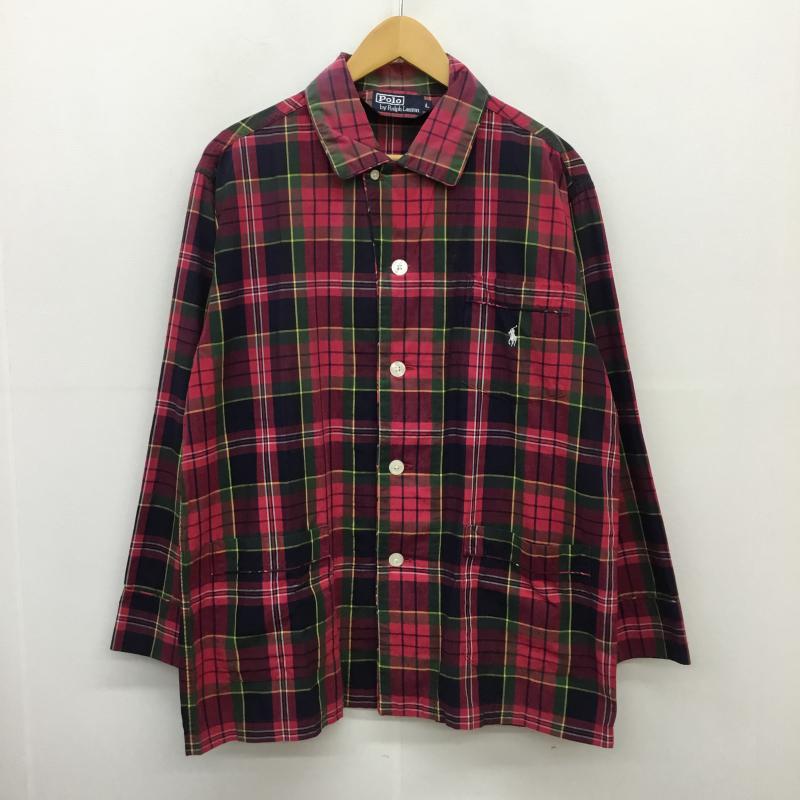 ポロバイラルフローレン Polo by RALPH LAUREN シャツ、ブラウス 長袖 SLEEPY JONES L チェック 赤 / レッド / X 緑 / グリーン / X 黒 / ブラック / X 黄 / イエロー / X 紺 / ネイビー / X 白 / ホワイト / メンズ USED 古着 中古 10056066