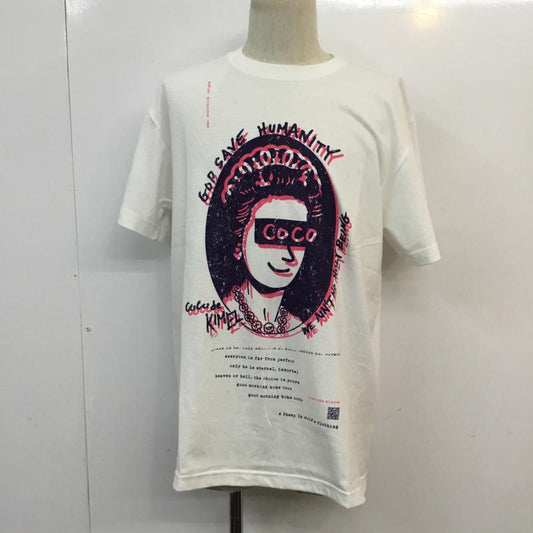ASIWC ASIWC Tシャツ 半袖 L プリント 白 / ホワイト /  メンズ USED 古着 中古 10056155
