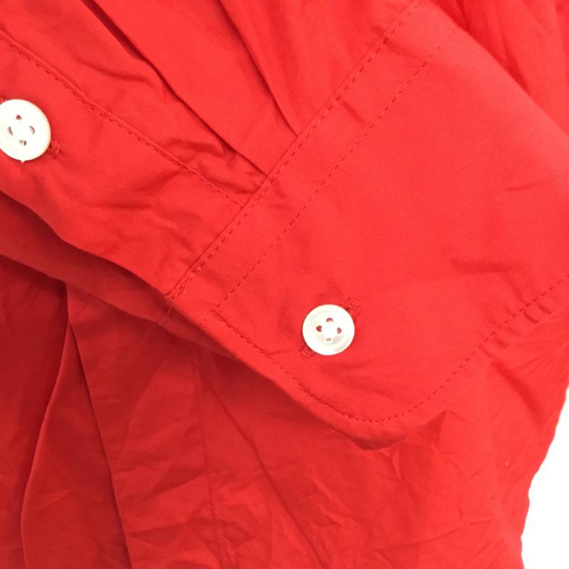 エフエイティー FAT シャツ、ブラウス 長袖 M 無地 赤 / レッド / メンズ USED 古着 中古 10056198