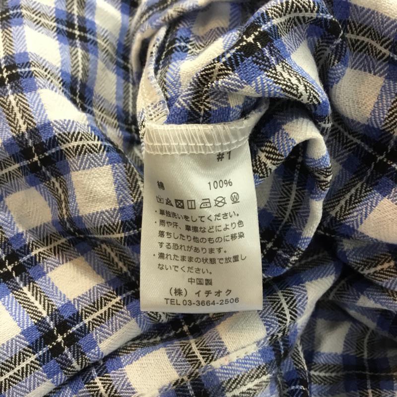 メルロー merlot シャツ、ブラウス 長袖 タグ付 FREE チェック マルチカラー / マルチカラー / レディース USED 古着 中古 10056236