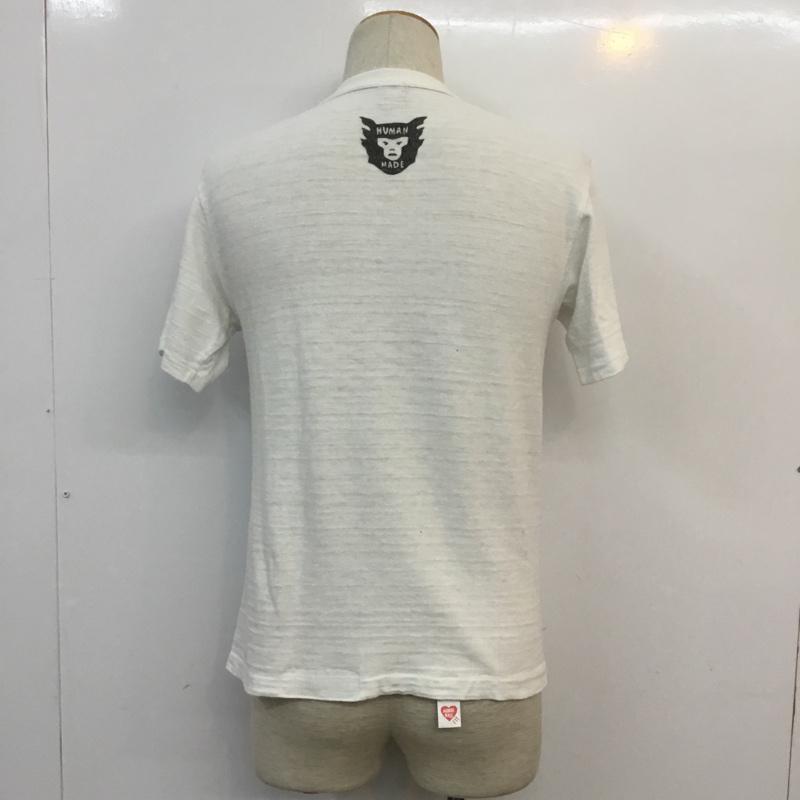 ヒューマンメード HUMAN MADE Tシャツ 半袖 S プリント 白 / ホワイト / メンズ USED 古着 中古 10056240