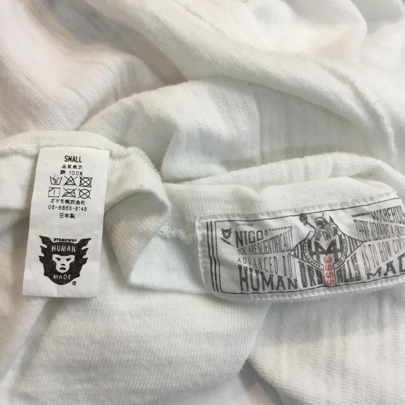 ヒューマンメード HUMAN MADE Tシャツ 半袖 S プリント 白 / ホワイト / メンズ USED 古着 中古 10056240