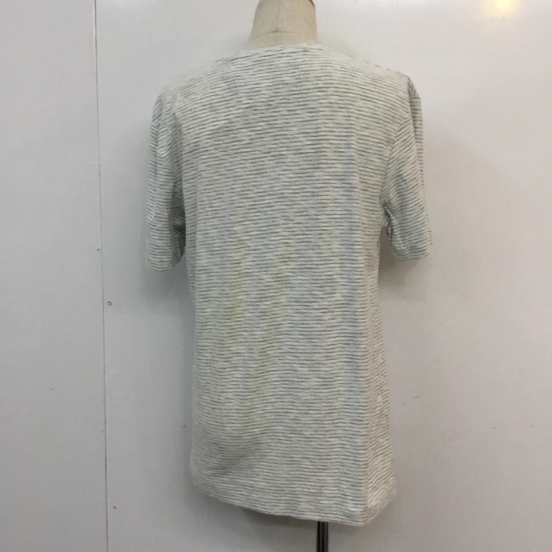 ザラ ZARA Tシャツ 半袖 タグ付 M ボーダー柄 マルチカラー / マルチカラー / メンズ USED 古着 中古 10056256